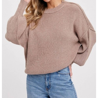 Women's Bradley Ribbed Mock Neck Sweater - BluIvy