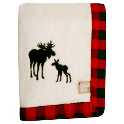 moose swaddle blanket