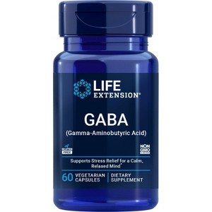 GABA by Life Extension  -  60 VegCap - 1 of 2