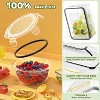 BRINJOY 40-PCS Food Storage Containers with Lids - Leakproof Meal Prep Containers, Microwave & Dishwasher Safe - 3 of 4