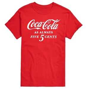 Men's - Coca-Cola - As Always Five Cents Short Sleeve Graphic T-Shirt - 1 of 4