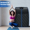 Costway Portable Far Infrared Sauna w/Adjustable 9-Gear Temperature Setting - 3 of 4