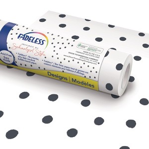 Fadeless® Schoolgirl Style™ Bulletin Board Paper, 48" x 50' Roll, BFF Painted Dots - 1 of 3