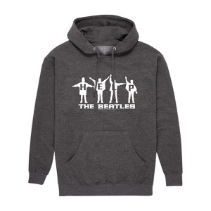 Men's - The Beatles - Help Graphic Fleece Pullover Hoodie - 1 of 4