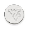 Black Bow Jewelry Sterling Silver West Virginia Mountaineers NCAA Key Chain - 2 of 3
