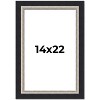 PosterPalooza | Embellished Black Picture Frame - UV Acrylic, Foam Board Backing, Hanging Hardware - 2 of 4