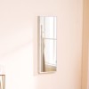 VEVOR Mirror Jewelry Cabinet, 42.52-Inch Tall Lockable Jewelry Cabinet Armoire with Full-Length Mirror, Wall or Door Mounted Jewelry Mirror, White - 2 of 4