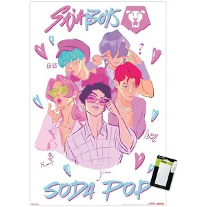 Trends International Netflix KPop Demon Hunters (2025) - Saja Boys Soda Pop Unframed Wall Poster Prints - 1 of 4