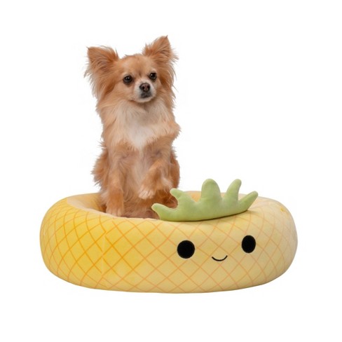 Squishmallows Maui The Pineapple Cat And Dog Bolster Bed Yellow Target