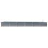 vidaXL Raised Garden Bed Galvanized Steel Outdoor Planter Gray - 2 of 4