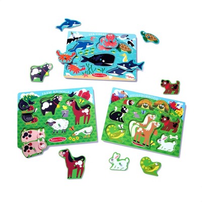 target wooden animal puzzle