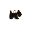 John Bead 10pcs Sweet & Petite Black Scottie Dog, Small Charms - 2 of 4