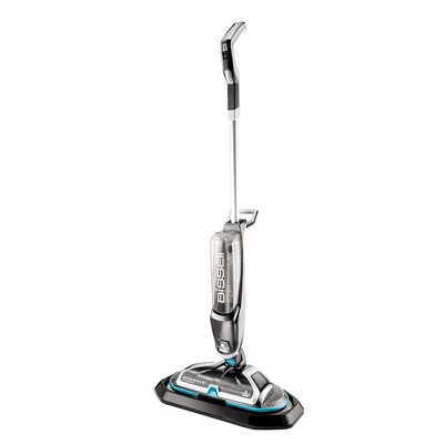 Bissell - Spinwave Cordless Powered Mop - Titanium/Electric Blue