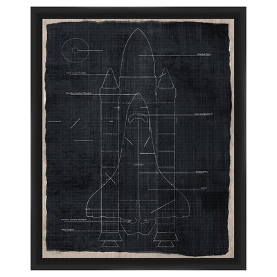 18" x 22" Rocket Single Picture Frame White - PTM Images