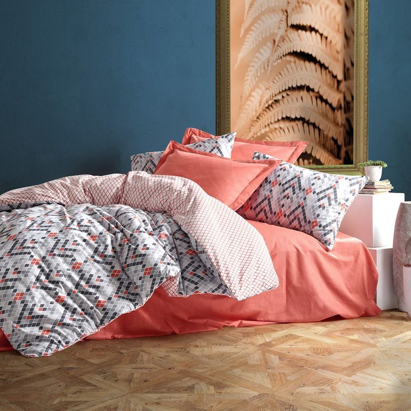 Sussexhome Minimal Collection High Quality Cotton Set, 1 Duvet Cover, 1 Fitted Sheet and 2 Pillowcases, 2 of 8