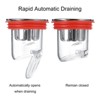 Unique Bargains ABS Silicone Anti-Odor Backflow Preventer Floor Drain Core - 4 of 4