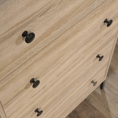 Charter Oak Industrial 4-Drawer Chest with Black Metal Base