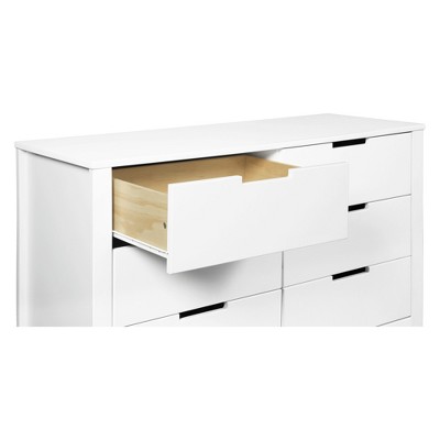 White Double Nursery 6-Drawer GREENGUARD Certified Dresser