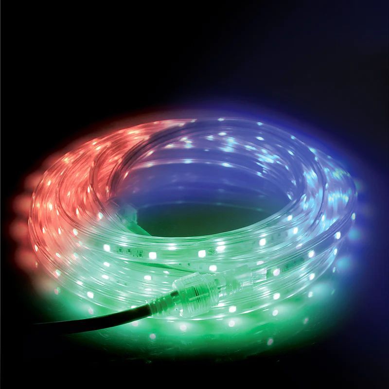 6-Pack 16ft LED Flat Rope Light, Color Changing RGB, Linkable, Indoor/Outdoor, 1 of 10