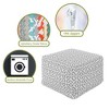 Majestic Home Goods,Ottoman Pouf Aruba - 2 of 4