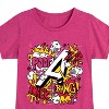 Girls' - Marvel - Avengers Scribble Doodles Fitted Short Sleeve Graphic T-Shirt - 2 of 4