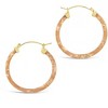 SHINE by Sterling Forever 50mm Resin Hoop Earrings - 3 of 3