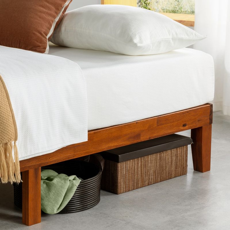 12" Naturalista Classic Solid Wood Platform Bed - Mellow, 4 of 12