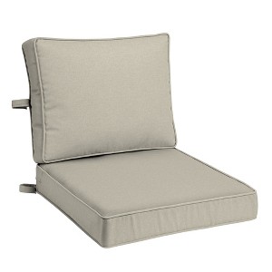 ARDEN Foam Outdoor Double Welted Deep Seat Cushion Set, 24 x 24, made with ProFoam, Rain-proof, Fade Resistant - 1 of 4