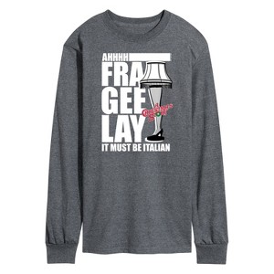 Men's - A Christmas Story - Ahhh Fra Gee Lay Must Be Italian Long Sleeve Graphic T-Shirt - 1 of 4