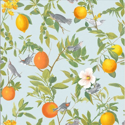 Amalfi Cielo Blue Tropical Paste The Wall Wallpaper : Target