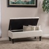 CENGHU Storage Bench, Storage Ottoman Bench, Fabric Sofa Ottoman, Sofa Large Footstool, Storage Chest,  Footrest for Living Room, Bedroom - 2 of 4
