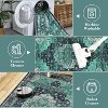 Vintage Washable Runner Rug – Non-Slip Non-Shedding Foldable Distressed Traditional Carpet for Kitchen Bedroom Entryway Bathroom. - 3 of 4