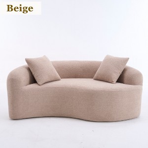 Hrinhom 66.9" W Chenille Loveseat Sofa,Full Compression Sofa With Pillows, No Assembly - 1 of 4