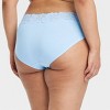 Women's Cotton Blend Bikini Underwear with Lace - Auden™ - 2 of 3