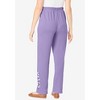 Woman Within Plus Size 7-Day Embroidered Straight-Leg Knit Pant - 3 of 4