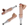 Unique Bargains 23250-0T010 Fuel Injector for Toyota Corolla Matrix 4 Door for Scion Brown 4 Pcs - 3 of 4