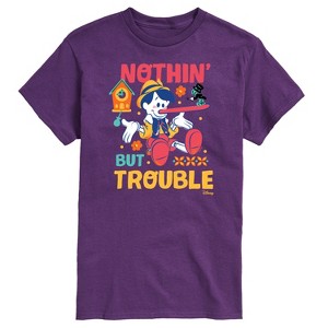 Men's - Disney - Pinocchio Nothin But Trouble Short Sleeve Graphic T-Shirt - 1 of 4