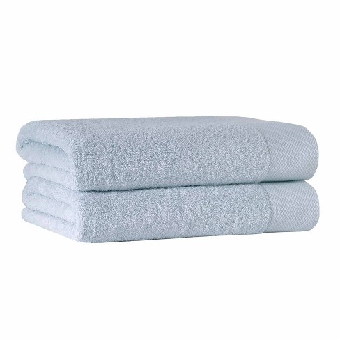 Enchante Home Vague Turkish Cotton 2 Piece Bath Mat Set