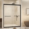 NicBex Double Sliding Shower Door Tempered Glass for Bathtub - 2 of 4