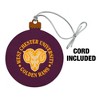 West Chester University Primary Logo Wood Christmas Tree Holiday Ornament - 2 of 4