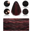 Alilang Curly Ponytail Extension Drawstring Ponytail Extension 16 Inch Kinky Curly Pony Tail Hair Extensions Fake Hairpieces - image 4 of 4