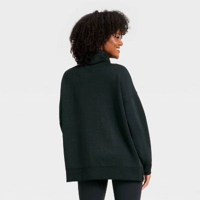 Women’s Airy Sleek Funnel Neck Sweatshirt – All In Motion