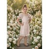 2Bunnies Girls' Vintage Ruffle Puff Sleeve Mesh Tulle Dress On and Off Shoulder - 2 of 4