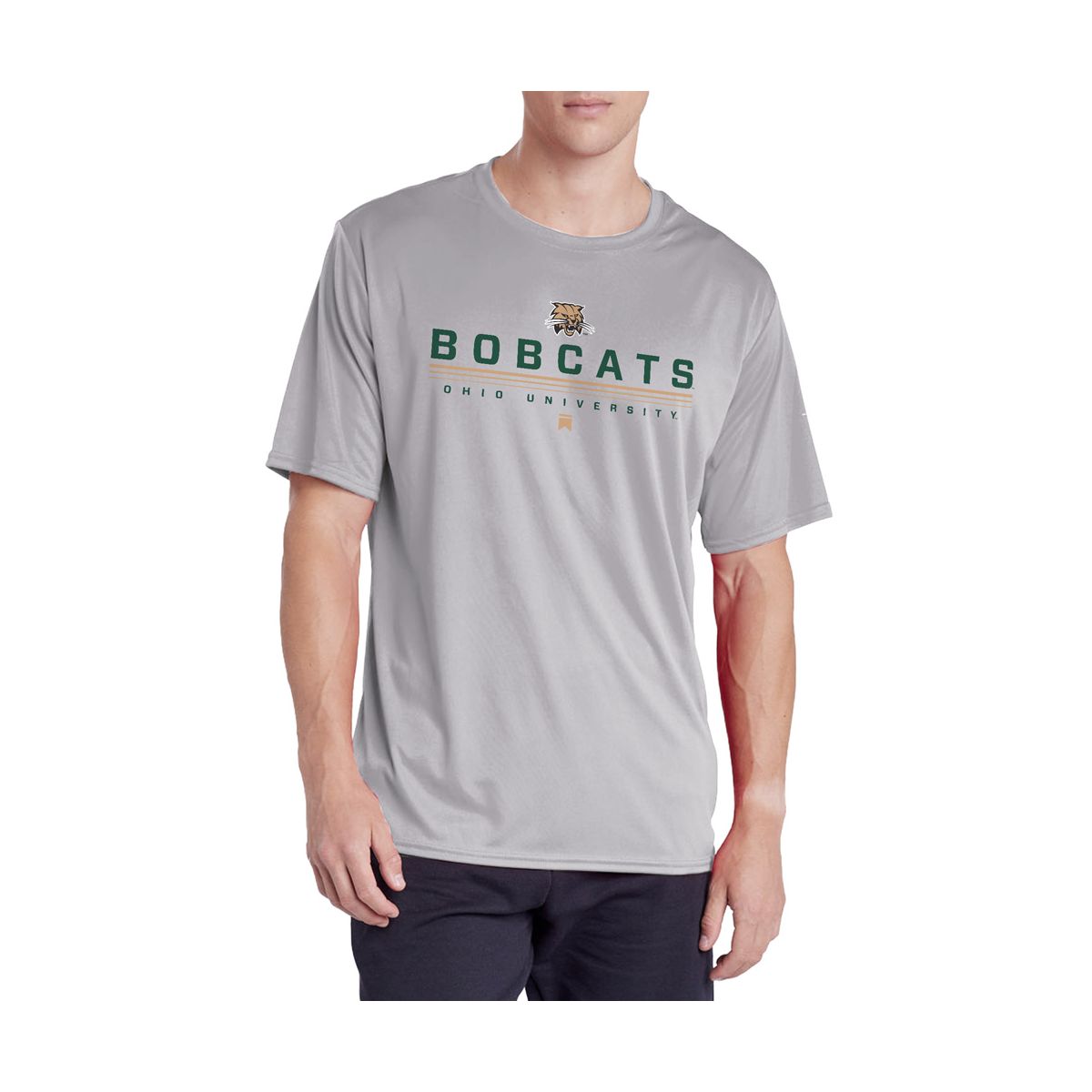 Men's Ohio University Collegiate Lines Men's Sport Active T-Shirt