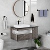 Attop Matte Black Bathroom Accessories Set, 4 Pieces Bathroom Hardware Set, 24 inch Towel Bar, Towel Racks for Bathroom - 2 of 4