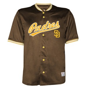 MLB San Diego Padres Men's Button Down Jersey - 1 of 2