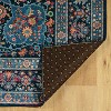 HomeStock Emerald Grenier Navy & Blue 6.7x9.7, Traditional, Woven with Digital Heat Transferred Printing - 4 of 4