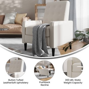 Taylor & Logan Zeke MidCentury Modern Pushback Recliner - 1 of 4