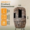 Muddy Roof Kit Hunting Gear, Hunting Accessories Compatible with Liberty Tripod Stand, Full Surround Deer Blind Hunting Blind w/ 8 Windows, Epic Camo - 3 of 4