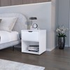 NicBex Nightstand with Drawers,Modern Side Table with Storage Space and Wood Frame,Bedside Table for Bedroom,Living Room - 2 of 4